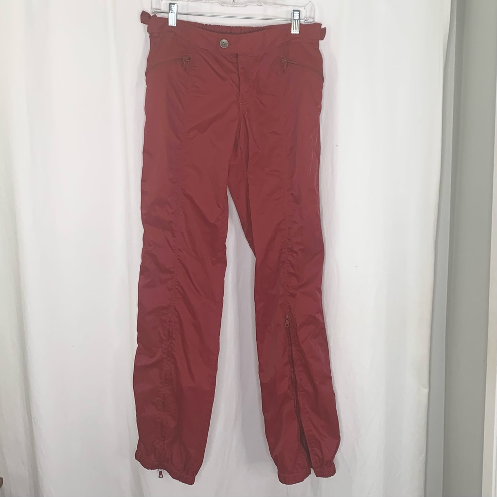 Express Y2K Vintage Red Parachute Pants Size Medium
